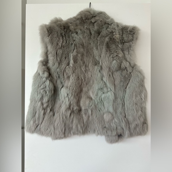 Adrienne Landau Rabbit Fur Vest - Picture 2 of 5